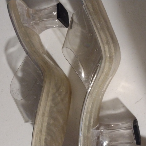 Y2K Mudd Translucent Sandals size9 vintage - Picture 12 of 16